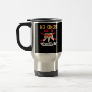Mug De Voyage Pas de roi Patriotique Liberté Pas de rois en Amér