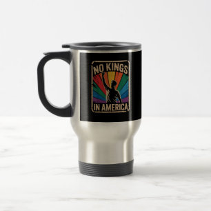 Mug De Voyage Pas de rois en Amérique depuis 1776 Style patrioti