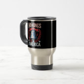 Mug De Voyage Pas de rois en Amérique Design Classique Graphique (Devant gauche)