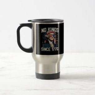 Mug De Voyage Pas de rois en Amérique Graphique vintage patrioti