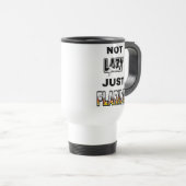 MUG DE VOYAGE PAS GÊNÉ JUSTE ÉCLATANT (Devant droit)