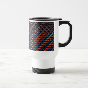 Mug De Voyage Pas Karo en zigzag coloré