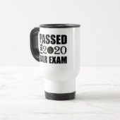Mug De Voyage Passé l'examen Bar 2020 (Devant gauche)