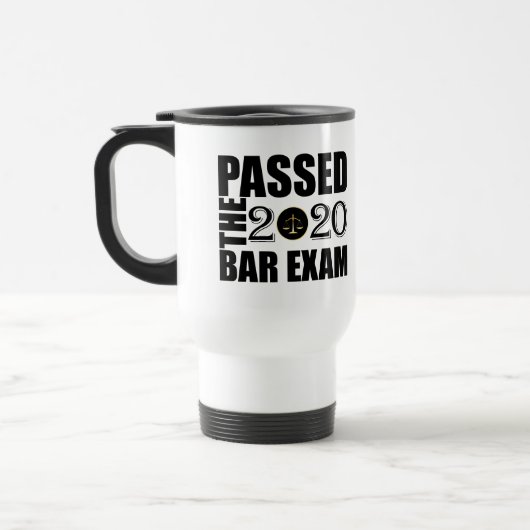 Mug De Voyage Passé l'examen Bar 2020 (Gauche)