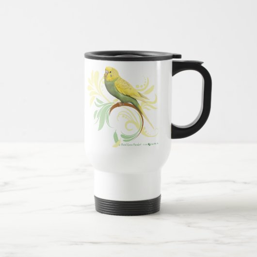 Mug De Voyage Pastel Green Parakeet (Droite)