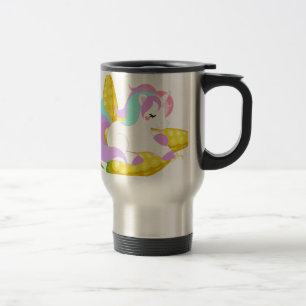 Mug De Voyage pastel Unicorn sur le berceau