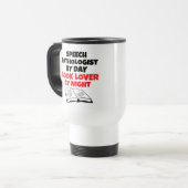 Mug De Voyage Pathologiste du livre Lover (Devant gauche)