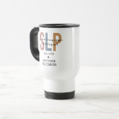 Mug De Voyage Pathologiste orthophoniste sur mesure SLP (Devant gauche)