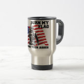 Mug De Voyage Patriote américain (Devant droit)