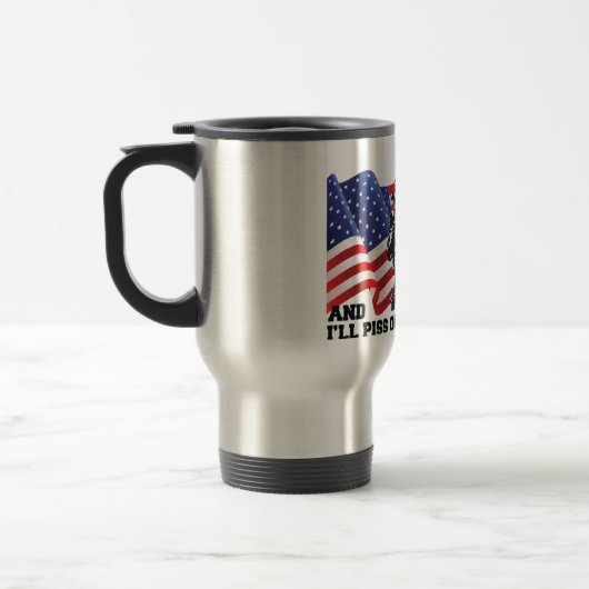 Mug De Voyage Patriote américain (Gauche)