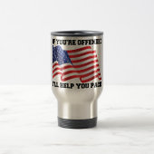 Mug De Voyage patriote américain (Centre)