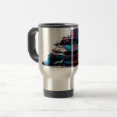 Mug De Voyage Patriotique Peinture Splatter BMW (Devant gauche)