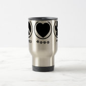 Mug De Voyage Patte d'amour de paix (Centre)