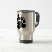 Mug De Voyage Patte d'ours noir (Devant droit)