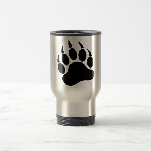 Mug De Voyage Patte d'ours noir (Centre)