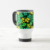 Mug De Voyage Pattern St. Patrick's Day Clovers (Devant gauche)