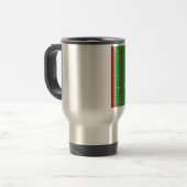 Mug De Voyage Patterns de Christma Tree (Devant gauche)