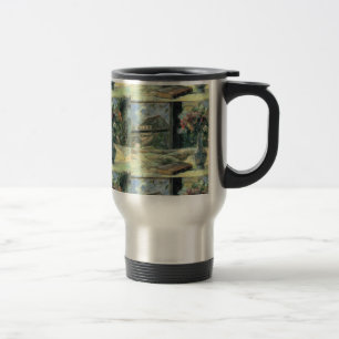 Mug De Voyage Paul Gauguin Vase Vintage de fleurs à la fenêtre