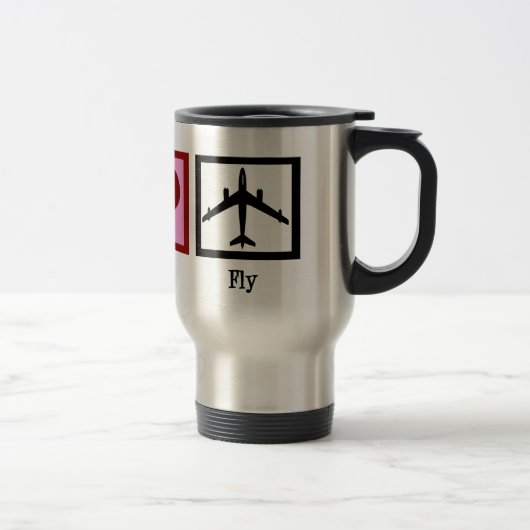 Mug De Voyage Peace Love (Droit)