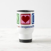 Mug De Voyage Peace Love ergothérapie mignonne OT (Centre)
