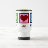 Mug De Voyage Peace Love Midwifery mignonne sage-femme (Centre)