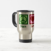 Mug De Voyage Peace Love Surfing (Devant gauche)