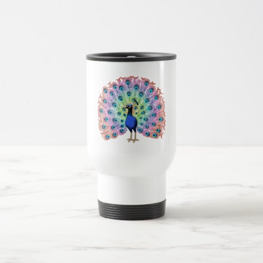 Mug De Voyage Peacock coloré (Centre)