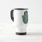 Mug De Voyage Peacock Feather Hamsa (Devant gauche)