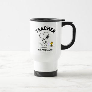 Mug De Voyage Peanuts Est. 1950 Snoopy & Woodstock Teacher