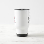 Mug De Voyage PEANUTS | Motif rouge et noir (Centre)