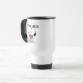 Mug De Voyage Peanuts | Snoopy Heart Hug Teacher (Devant gauche)