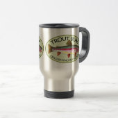 Mug De Voyage Pêche à la truite (Devant droit)