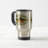 Mug De Voyage Pêche à la truite (Devant gauche)