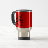 Mug De Voyage Pêche drôle (Devant gauche)