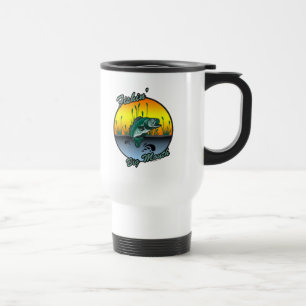 Mug De Voyage Pêche Grosse Bouche Chemises de pêche