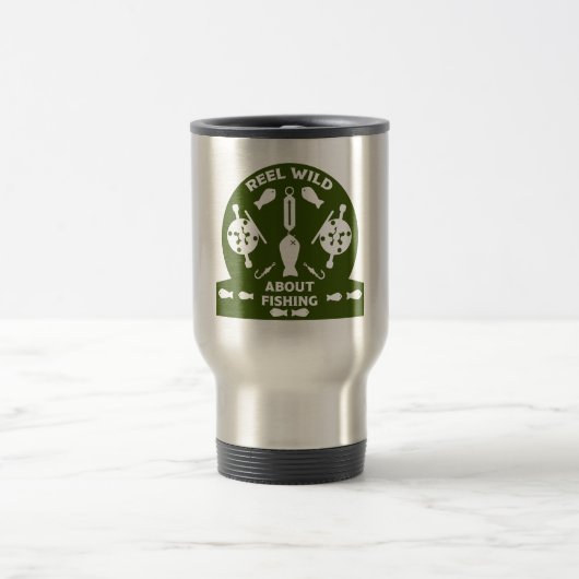 Mug De Voyage Pêche saumon Canada (Centre)