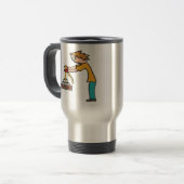 Mug De Voyage Pêche sur aimant (Devant gauche)
