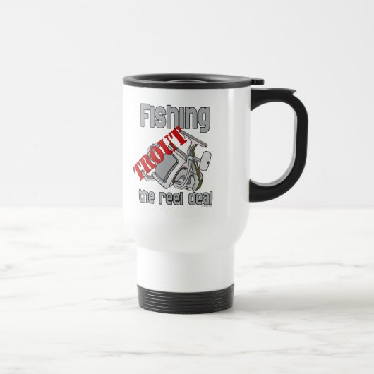 Mug De Voyage Pêcher La Truite L'affaire Reel (Droite)