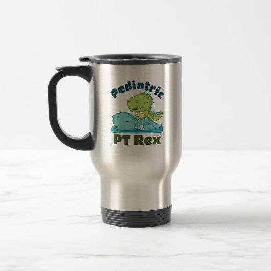 Mug De Voyage Pédiatrique PT Rex Thérapeute physique (Gauche)