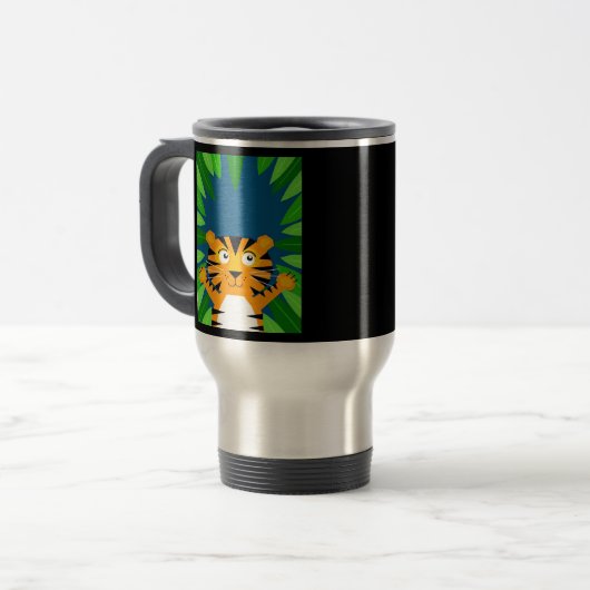 Mug De Voyage Peekabo Tiger (Devant gauche)