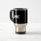 Mug De Voyage Peindre le message de paix effacer (Devant gauche)