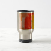 Mug De Voyage Peinture Abstraite rouge moderne (Centre)