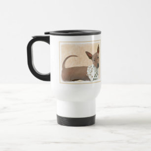 Mug De Voyage Peinture américaine sans poil Terrier - Chien Art
