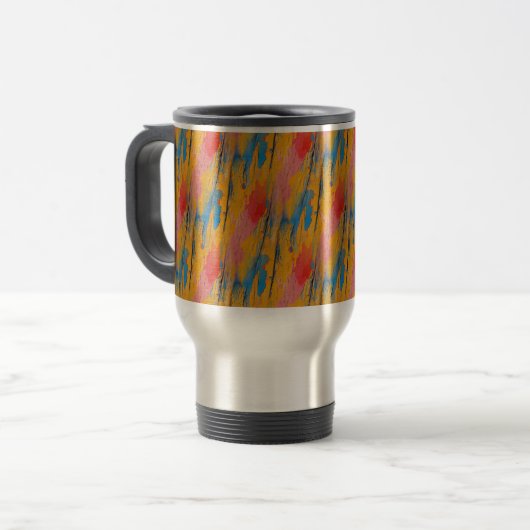 Mug De Voyage Peinture colorée (Devant gauche)