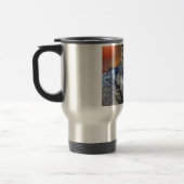 Mug De Voyage Peinture d'art de loup gris (Gauche)