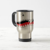 Mug De Voyage Peinture de bouche de requin (Devant gauche)