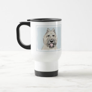 Mug De Voyage Peinture de Bouvier des Flandres - Art original de