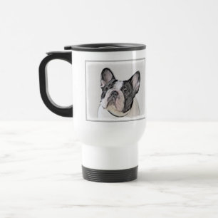 Mug De Voyage Peinture de Chien à Chien (Brindle Pied)