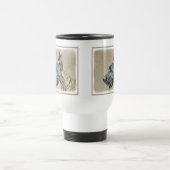 Mug De Voyage Peinture de Great Dane (Brindle) - Art original de (Centre)