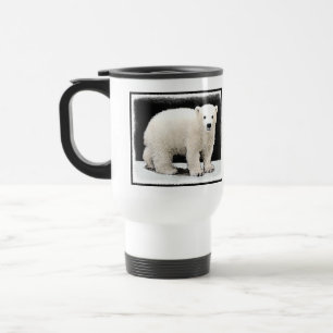 Mug De Voyage Peinture de l'ours polaire - Art original de la fa